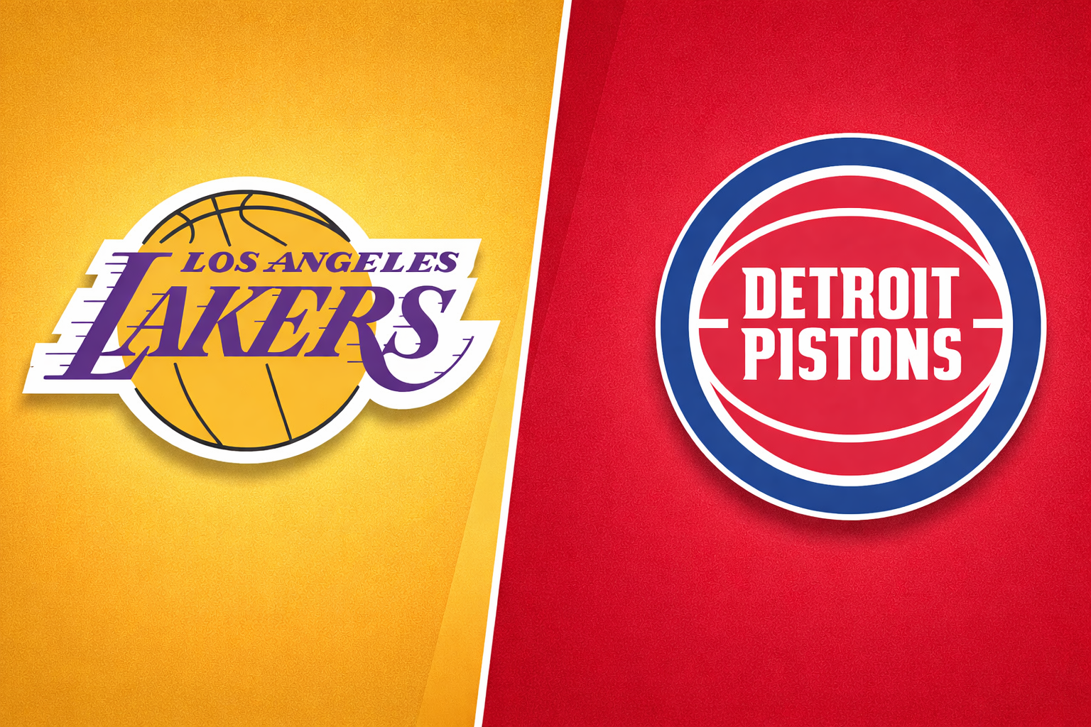 NBA - Lakers x Pistons