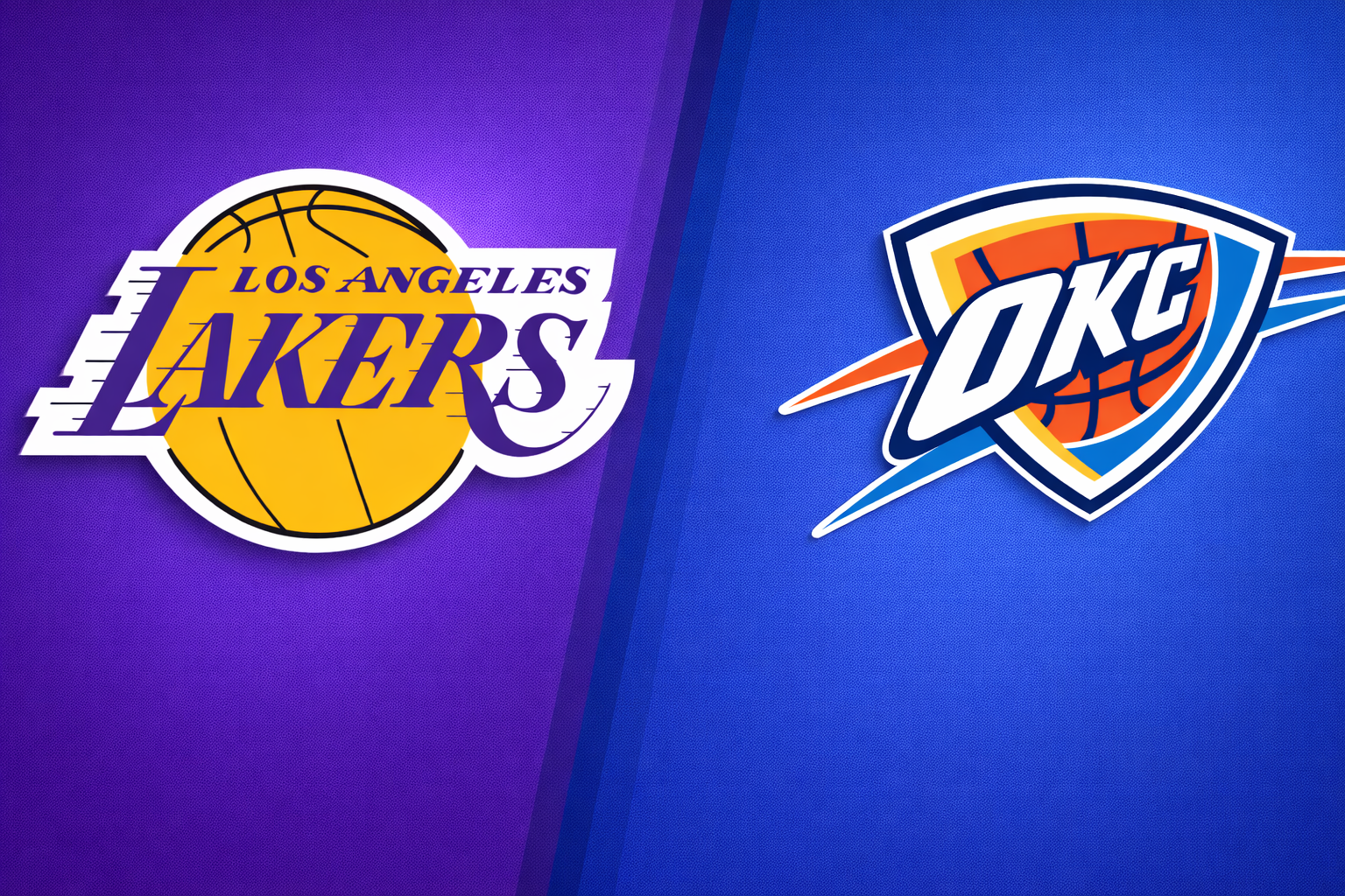 NBA -Lakers x Thunder