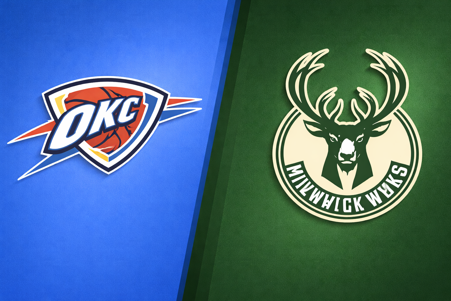 NBA -Thunder x Bucks